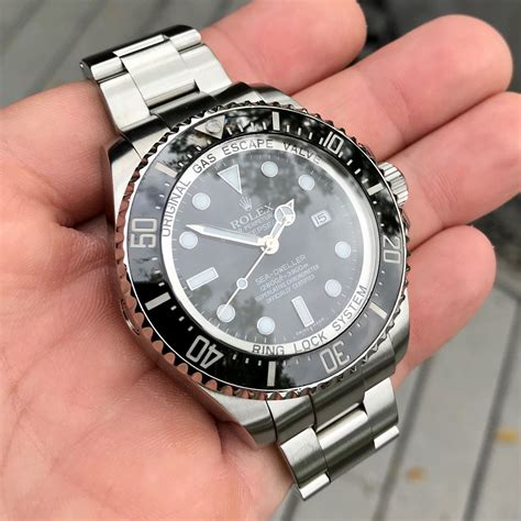 rolex deepsea sea-dweller 116660 ceramic steel automatic mens watch|rolex 116660 vs 126660.